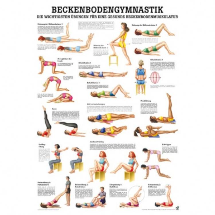 Öffne Beckenbodenmuskulatur