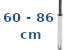 Gasfeder Aluminium lang (60 - 86 cm) +20,00 €